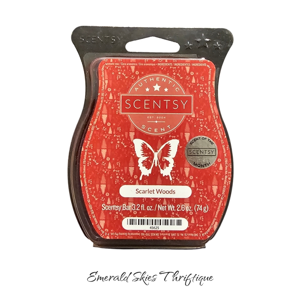 Scentsy Scarlet woods‎ wax bar 🆕